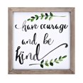 thumbnail image 1 of IMAX 65601 Courage Décoration Murale&44; Blanc, 1 of 1
