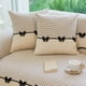 thumbnail image 5 of Muebles de oficina para el hogar, cojín de sofá de invierno grueso y cálido con borde de mariposas, funda de asiento fija sin reborde, cojines de sofá de poliéster, 5 of 6