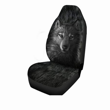 1 2 7x Universal Car Seat Covers Grey Wolf Design Front Rear Full Canada - Car Seat Covers Wolf Design 1 2 7x Universal Car Seat Covers Grey Wolf Design Front Rear Full Canada - Car Seat Covers Wolf Design