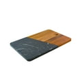 thumbnail image 2 of Black Marble/Acacia Wood Rectangular Diagonal Board, 2 of 6