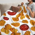 thumbnail image 2 of Blanket Food Blanket For Adults, Chicken Nuggets Gifts Soft Fluffy Blanket For, 2 of 7