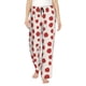thumbnail image 1 of Fotbe Abstract Red Polka Dot Pantalones de Pijama para Mujer, Pantalones de Dormir, Pantalones Pj con Cordón y Bolsillos-Medium, 1 of 6