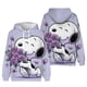 thumbnail image 2 of Suéter para padres e hijos adultos de primavera y otoño de 2024 con impresión 3D de dibujos animados de Snoopy y personalidad, moda urbana, 2 of 5