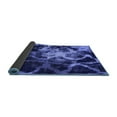 thumbnail image 2 of Ahgly Company Indoor Square Abstract Blue Modern Area Rugs, 3' Square, 2 of 4