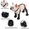 thumbnail image 3 of Small Dog Shoes,Waterproof Dog Boots with Suspenders,Pet Paw Protector for Small Dogs Puppy,Dirty-Proof & Anti-Fall Dog Outdoor Walking Running Hiking Booties with Adjustable Straps S, 3 of 7