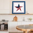 thumbnail image 6 of 4th of July Wall Art Painting on Canvas, Independence Day Blue Board Star Canvas Art Home Prints Wall Art Framed Modern Artwork for Living Room Bedroom Wall Decor 8x8in, 6 of 9
