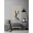 thumbnail image 4 of Lonely Rabbit Painting Print on Wrapped Canvas, 4 of 7