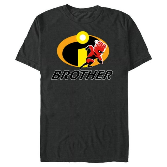 Disney and Pixar’s The Incredibles Dash Brother Family - Short Sleeve Blended T-Shirt for Adults - Customized-Dark Heather