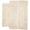 Off-White, variant on Cotton Solid 2-Piece Cream Highly Absorbent Non-Slip Backing Bath Rug Set by Superior