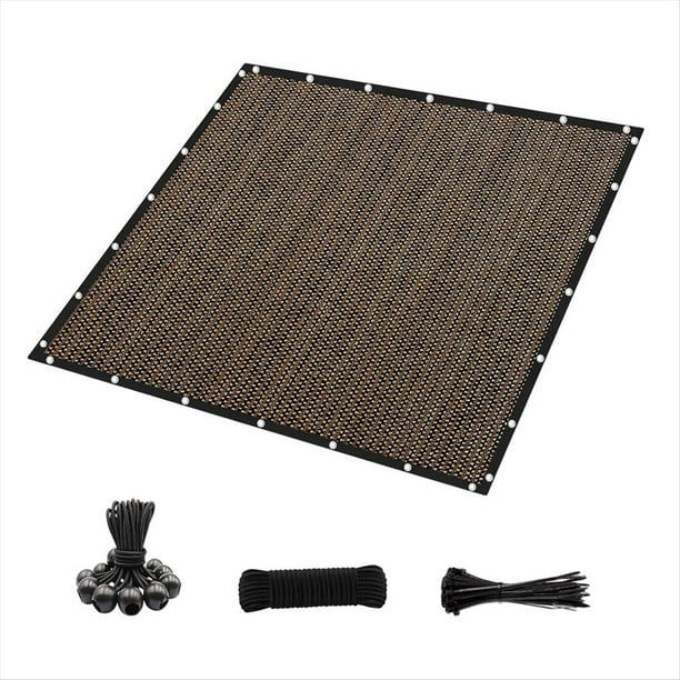 90 % Tela para Sombra Solar con Ojales, Cubierta de Repuesto para Pérgola de 10 X 14 Pulgadas, Pantalla de Privacidad para Patio Al Aire Libre