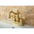 thumbnail image 2 of Kingston Brass KB1602AL Heritage 4 in. Centerset Bathroom Faucet, Polished Brass, 2 of 4
