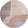 thumbnail image 2 of Addison Rugs Mayfield Washable Transitional Abstract Blush Round Rug, 8' x 8', 2 of 5