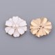 thumbnail image 4 of 10 Uds Botón De Flor De Diamantes De Imitación De Perlas Sunnimix Adornos Planos Blanca + Perla, 4 of 8