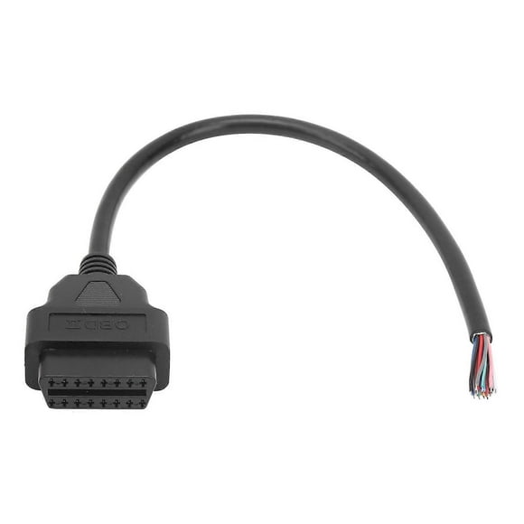 0.3m/1ft 16 Pin OBD2 Female Extension Connector Car Scanner Diagnostic Opening Cable