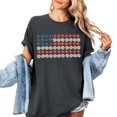 thumbnail image 5 of America 250 Shirt Womens 3/4 Sleeve Patriotic Graphic Tee Summer Casual Outdoor Top Dark Gray L, 5 of 6