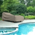 thumbnail image 4 of Budge Patio Chaise Cover, Medium - 30"x27"x80", Brown / Beige, English Garden, 4 of 11