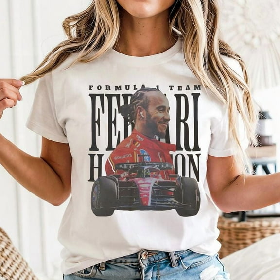 Lewis Hamilton Ferrari F1 Unisex Shirt, Sizes S-5XL - Gategoo