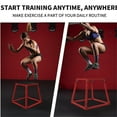 thumbnail image 1 of QinaQin 12/18/24 inch Steel Plyometric Jump Box, Anti-Slip Plyo Box, Red, 1 of 7