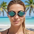 thumbnail image 3 of Adult Racing Swim Goggles - Anti-Fog, UV Protection, 3 Nose Clip Sizes & Quick Release Buckle, 3 of 6