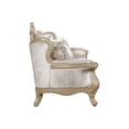 thumbnail image 4 of ACME Libertee Wood and Fabric Upholstered Sofa with 5 Pillows in Beige/Champagne, 4 of 8