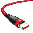 thumbnail image 1 of Cable trenzado extendido USB TIPO C 3A de carga rápida LIGHTNING de 3 m, 5 m y 8 m para iPhone, Huawei, Samsung y Xiaomi, 1 of 5