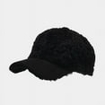 thumbnail image 6 of CoCopeanut Fashion Autumn Winter Outdoor Warm Cap Wool Thicken Baseball Cap Women Girls Solid Snapback Adjustable Hip-Hop Hat Visor, 6 of 6