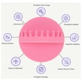thumbnail image 4 of 2PCS Silicone Shower Wall Hair Catcher, Strong Suction Bathroom Hair Collector, Drain Protector for Clog Prevention, Easy to Clean Remove, Universal Fit for All Shower Walls, 4 of 7
