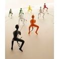 thumbnail image 3 of Climbing Man Classic Wall-Art Sculpture | 5-Pack | bk,wh,si,gd,or, 3 of 4