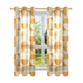 thumbnail image 7 of Yayeee Window Curtains Light Filtering 63"x42" Grommet Panel Pair Home Living Room Decor, Geometric Circles, 7 of 7