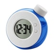 thumbnail image 1 of Reloj despertador de agua, reloj de escritorio divertido, reloj de noche retro, reloj digital Azul, 1 of 6