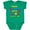 Kelly Green, variant on Inktastic Yeah I'd Rather Be with My Nana in Red Yellow and Blue Boys or Girls Baby Bodysuit