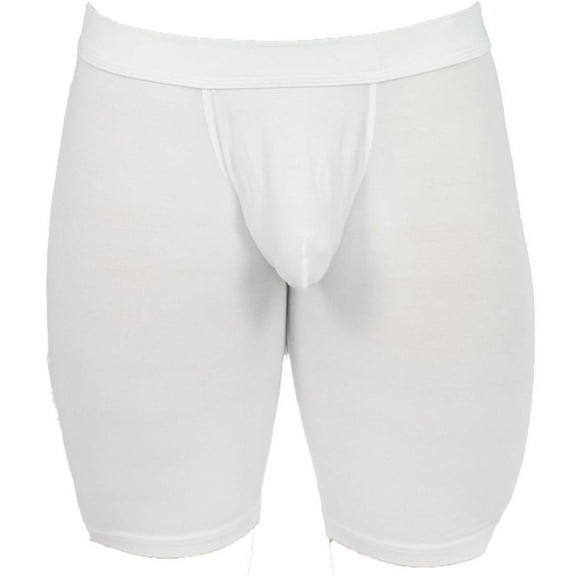 Obviously EliteMan Boxer Brief 9inch Leg - White