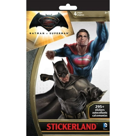 Stickerland Pad - Batman vs. Superman - 4 pages Toys Gifts Stationery New st5267