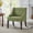 Lime Green, variant on Eyisean 19" Comfy Linen Modern Accent Chair, Mid-Century Arm Chair with Solid Wood Legs, Single Seat Sofa Chair with High-Resiliency Cushioning, Lounge Reading Chair for Living Room, Bedroom