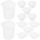 thumbnail image 5 of 1 juego de tazas medidoras para bricolaje, kit de herramientas para fundición de resina epoxi, tazas mezcladoras de silicona, tazas mezcladoras de resina, 5 of 6