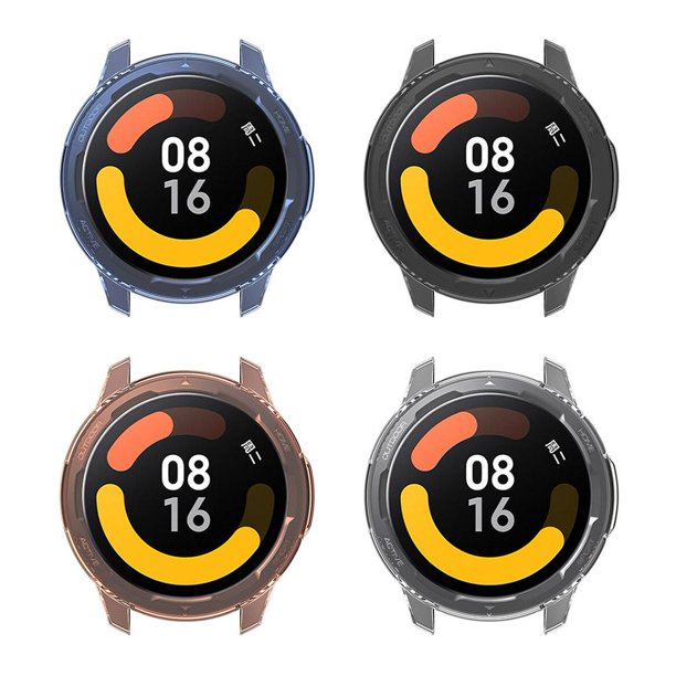 Funda transparente de TPU para Xiaomi Watch S1 Active/Watch Color 2 Azul Sywqhk Para estrenar