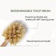 thumbnail image 2 of Toilet Brush, Wood Toilet Brush Made of Beechwood, Strong Jute Bristles with 360° Cleaning Power, 2 of 5