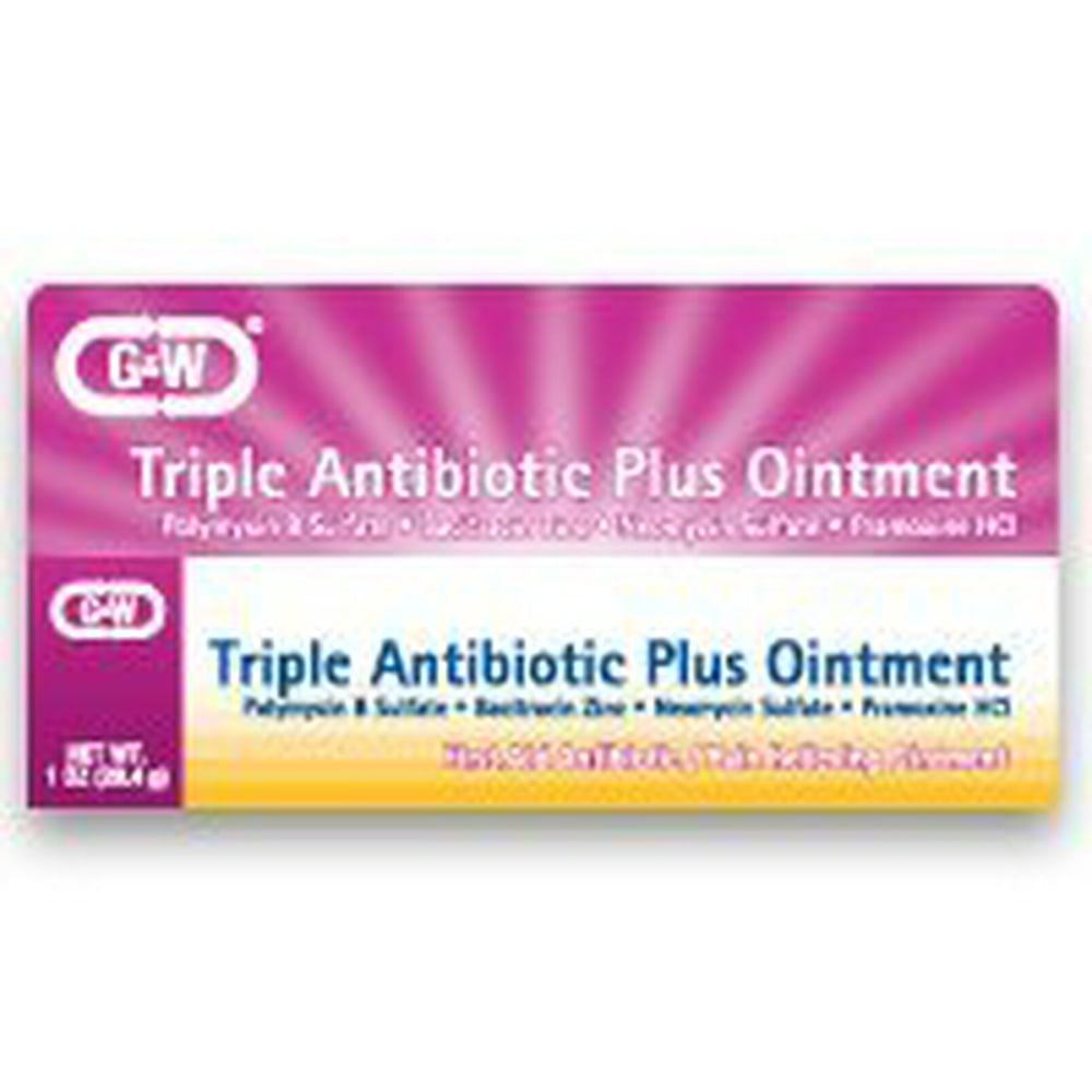 G&W Triple Antibiotic Plus Ointment