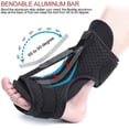 thumbnail image 4 of Adjustable Foot Brace Plantar Fasciitis Night Splint Foot Drop Orthotics Brace Elastic Back Night Splint, 4 of 7