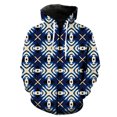 thumbnail image 1 of Sudadera con capucha y cremallera para hombre, estilo retro étnico exótico, estilo Harajuku, divertida, moda urbana, genial, con estampado 3D, unisex, informal, de gran tamaño, 1 of 6