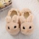 thumbnail image 3 of Zapatillas de interior de algodón para niños, zapatos cálidos de felpa con animales de dibujos animados antideslizantes de invierno, beige 13/14, 3 of 5