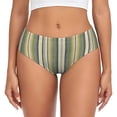 thumbnail image 1 of Balery Colourful stripes Ropa Interior de Algodón para Mujer con Dibujo – Braguitas Cómodas y Elásticas, Estilo Clásico-Medium, 1 of 6