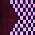 thumbnail image 1 of Ahgly Company Indoor Square Abstract Purple Modern Area Rugs, 3' Square, 1 of 4