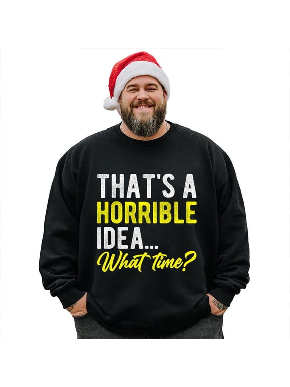 Big and Tall Men Sweatshirt Fleece Sweatshirt Long Sleeve T Shirt Pullover 6XLT L0 5KP8 W14
