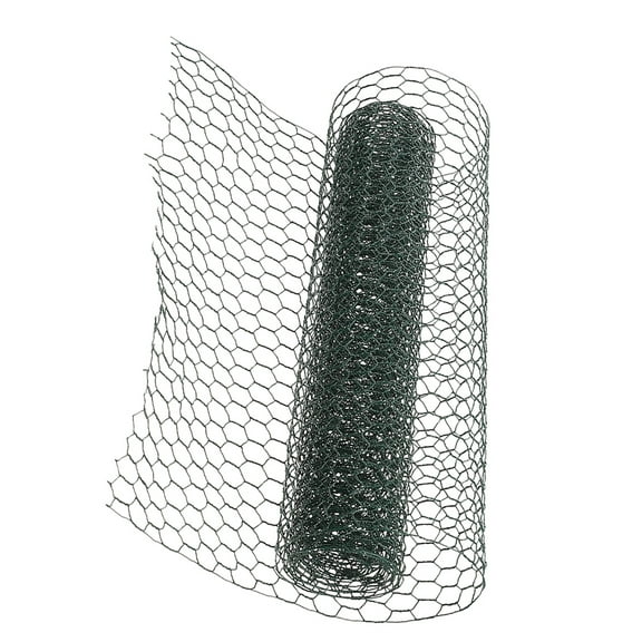 WHAMVOX  Garden Netting Chicken Wire Mesh Hexagonal Galvanized Baby Green