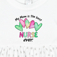 thumbnail image 4 of Inktastic My Mom is the Best Nurse Ever Girls Baby Dress, 4 of 5