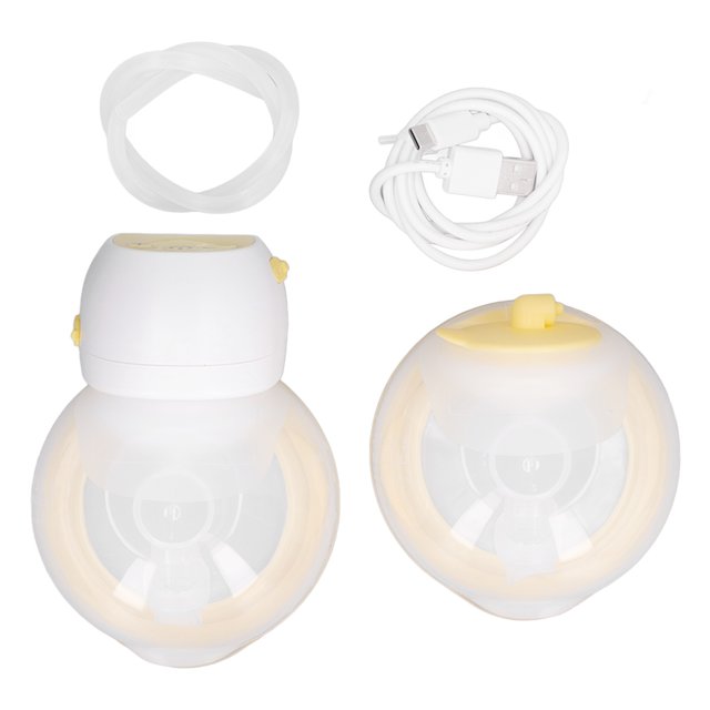 Pecho Usable Doble, Pecho Doble Eléctrico De La Capacidad De Los Engranajes 180ml De La Pantalla LED 9 Para El Uso En El Hogar ANGGREK GA2016