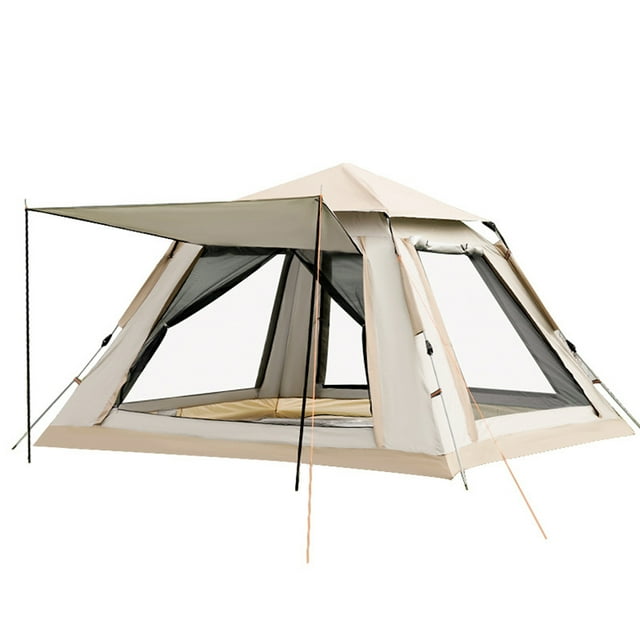 Tente Instantanée Pop-Up Portable Imperméable Tente Automatique Tente Familiale de Camping Cabane pour Camping Randonnée Alpinisme