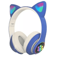 thumbnail image 1 of Audífonos gamer inalámbricos BLOOSOM CAT STN-28 rosa Con luz rgb LED, 1 of 4