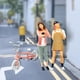 thumbnail image 3 of Resina 1:64 figura chica Selfie miniatura bicicleta muñeca pintada a mano para escritorio ornamento arquitectura modelo DIY proyectos Dioramas, 3 of 9